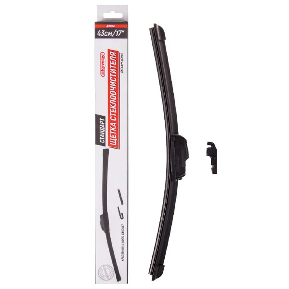 Щетка стеклоочистителя беск. 43 см /17 SKYWAY SKYWAY S02701020