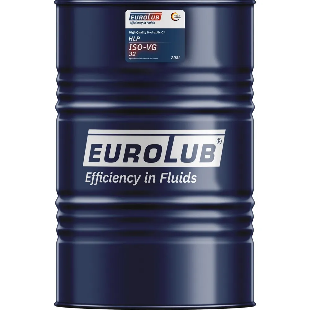 Масло гидравлическое EUROLUB HLP ISO-VG 32 Oil 208л EUROLUB 504208