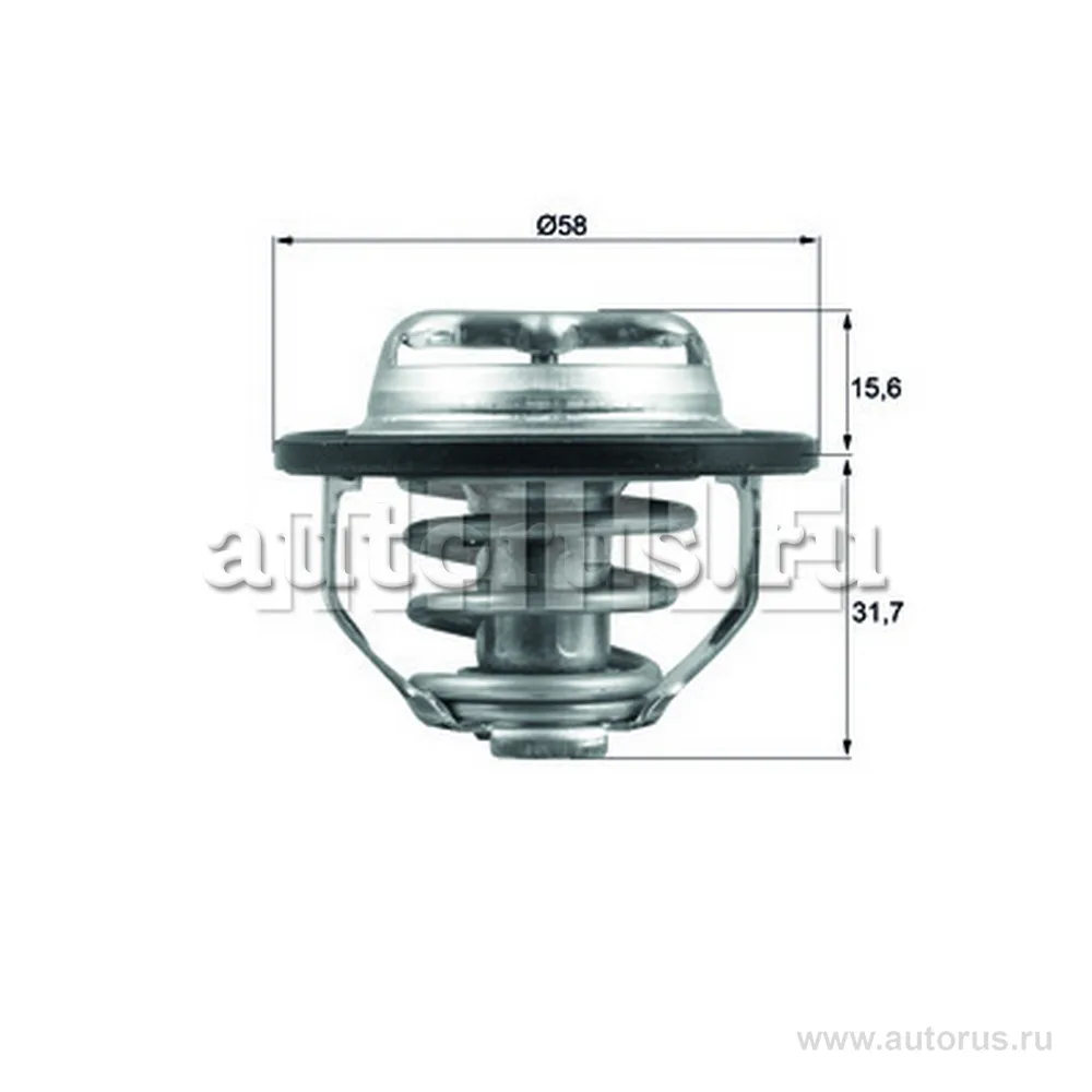 Термостат ALFA ROMEO 159 (939) 2.2 JTS 05-11, 159 Sportwagon (939) 2.2 JTS 06-11, BRERA 2.2 JTS 06-, KNECHT/MAHLE TX12282