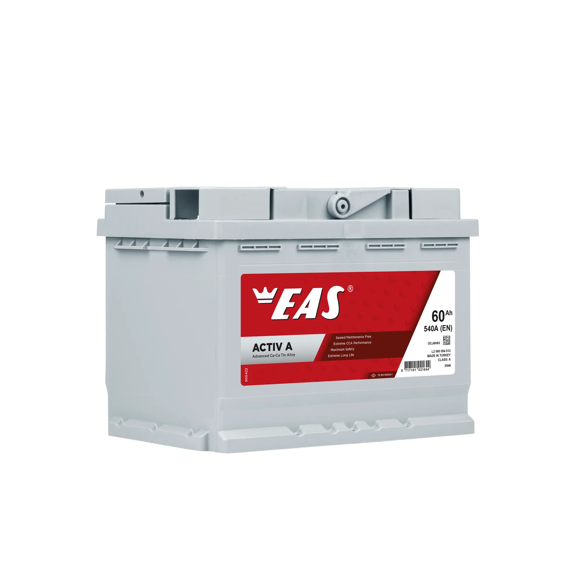 Аккумулятор EAS DIN 60 А/ч Обратная 242x175x175 EN540 А