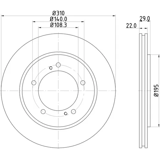 Диск тормозной NISSHINBO ND9006K