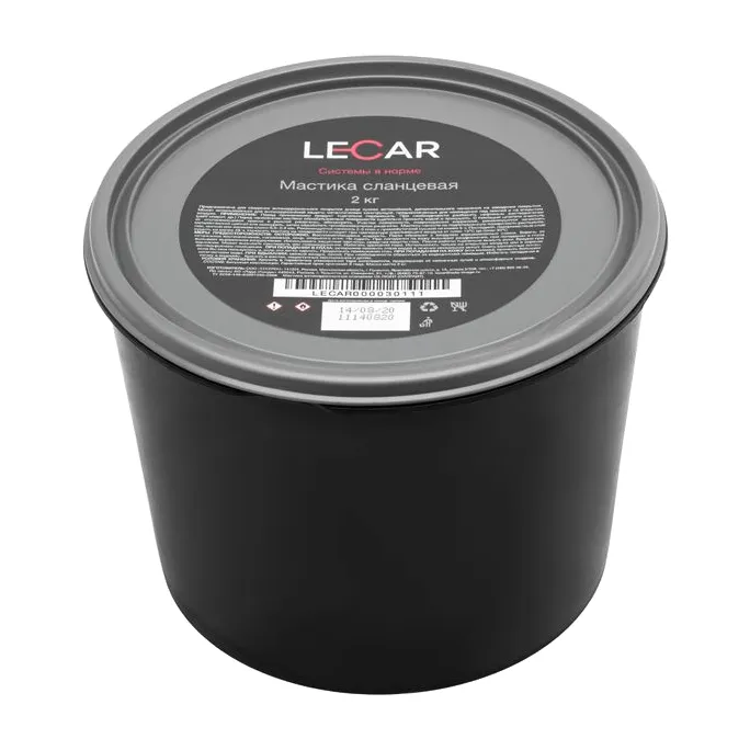 Мастика сланцевая LECAR 2 кг. (ведро)