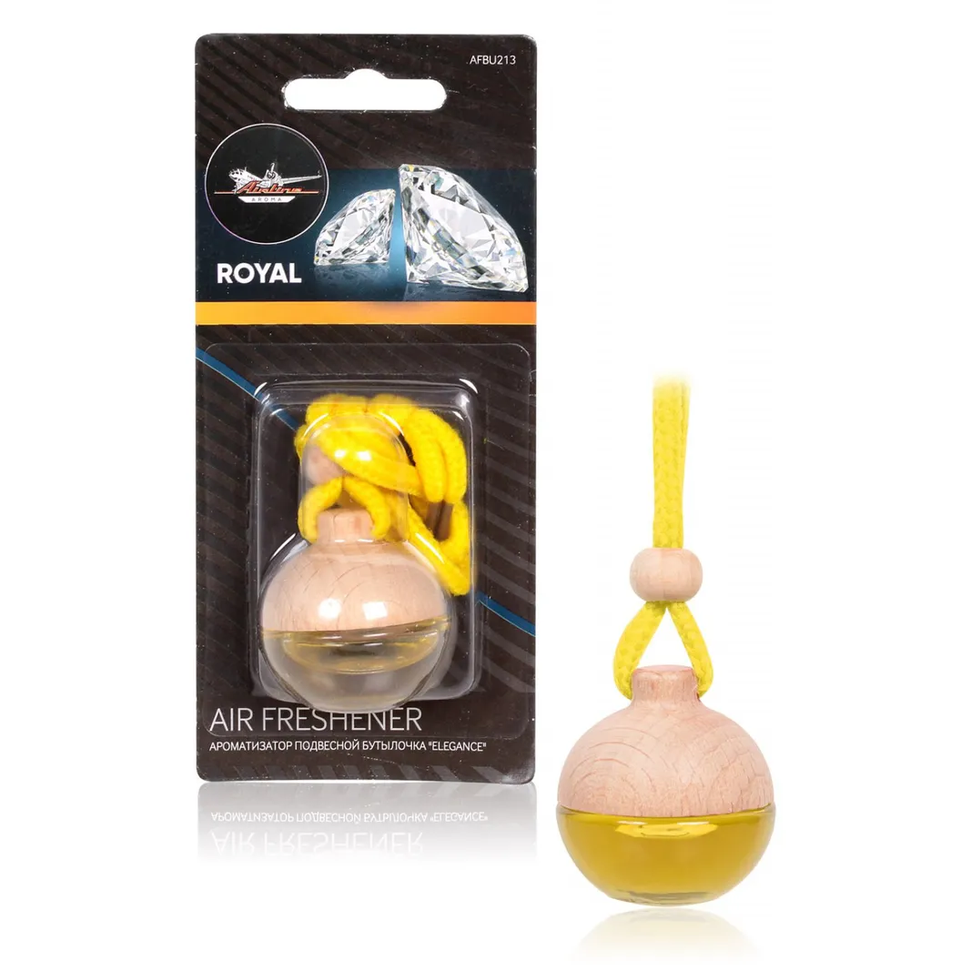 Ароматизатор подвесной бутылочка Elegance royal   AIRLINE AFBU213