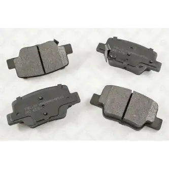 Колодки дисковые задние с антискрип. пластинами Toyota Verso 1.6i STELLOX 000 437B-SX
