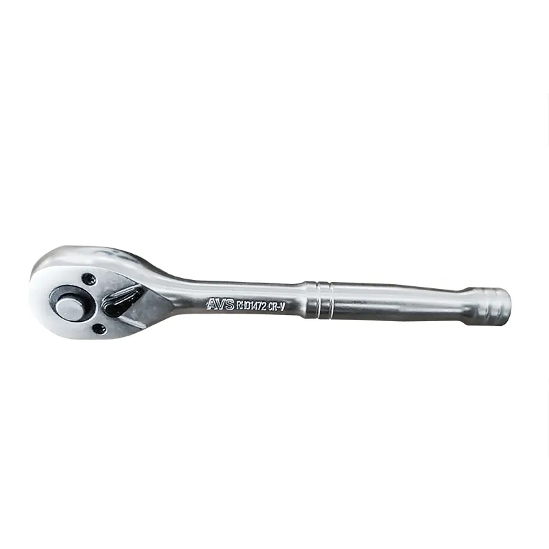 Рукоятка трещоточная 3/8DR 72 зубца (металлическая ручка) AVS RH03872 AVS A40503S