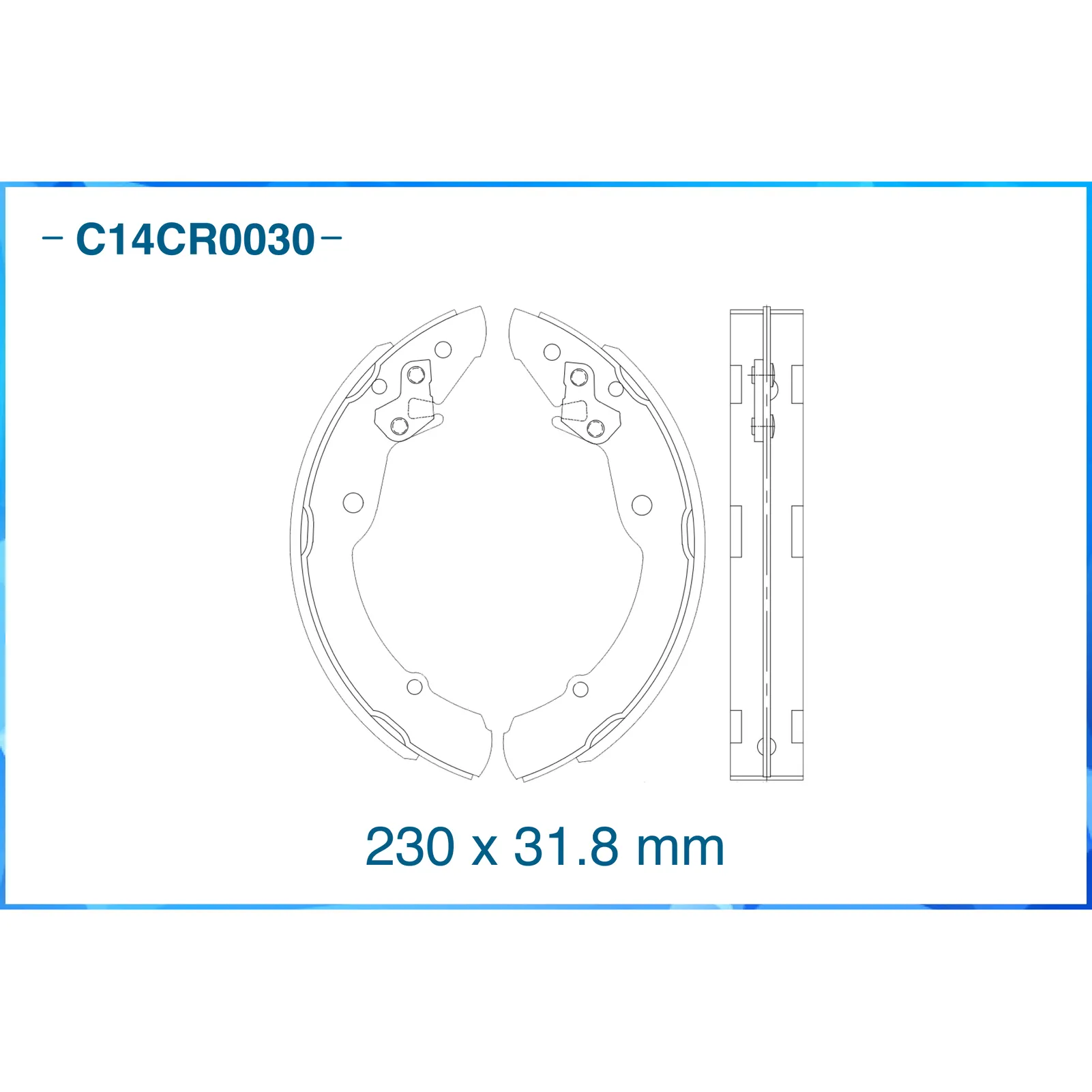 Колодки задние