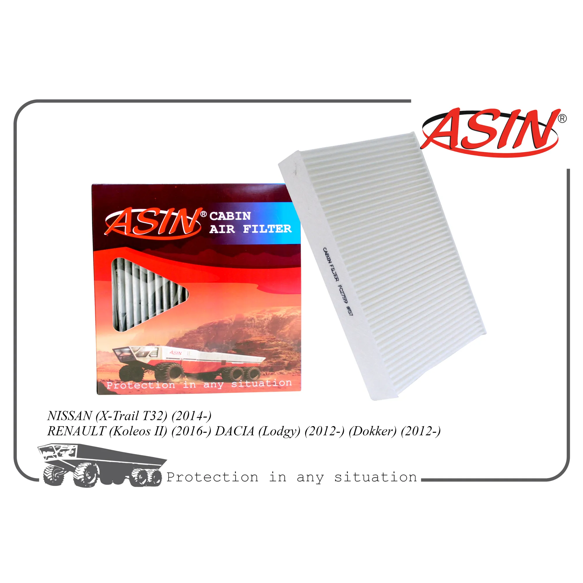 Фильтр салонный 27277-4BA0A/ASIN.FC2759 ASIN ASIN ASINFC2759