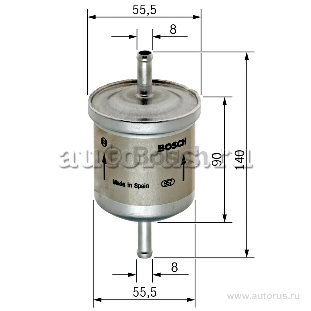 Фильтр топл.OPEL/CITROEN/PEUGEOT BOSCH 0 450 905 280