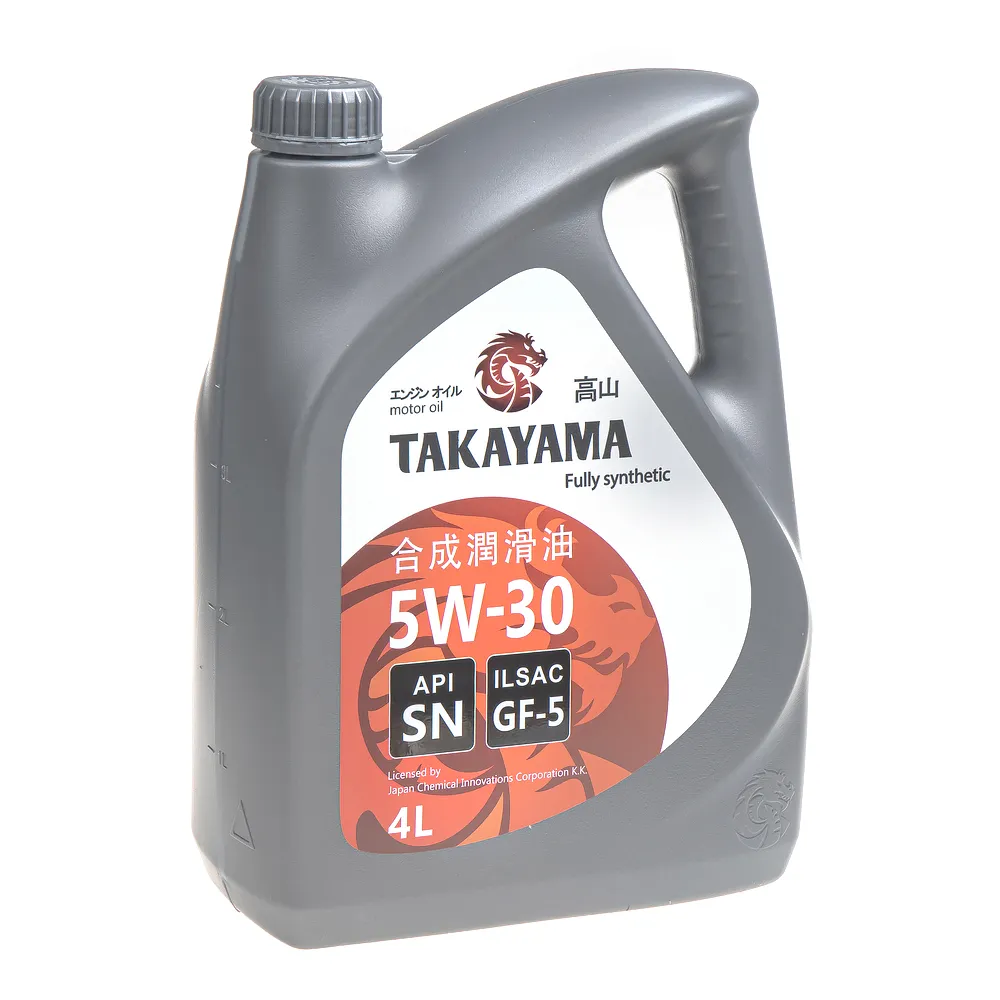 Масло моторное Takayama SAE 5W-30, ILSAC GF-5, API SN пластик синтетика 4л 605552