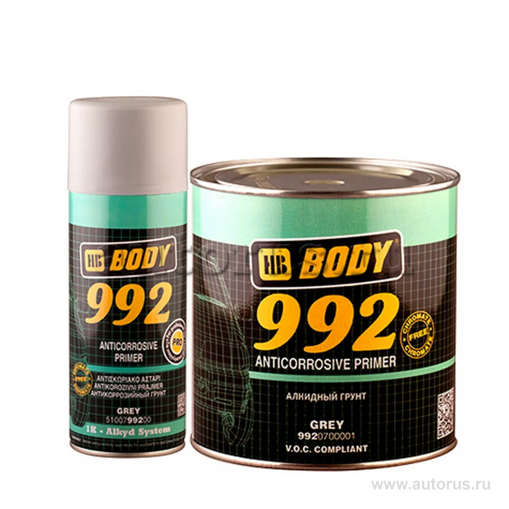 Грунт Body 992 1К (сер.) (20л) BODY 9920700007
