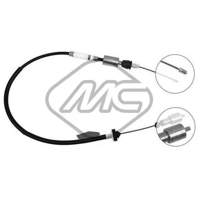 Трос сцепления SAFRANE MANUAL Metalcaucho 82927