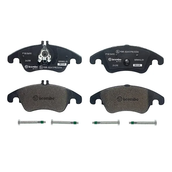 Колодки тормозные XTRA MERCEDES W204/W212 (спорт) передние BREMBO P 50 069X