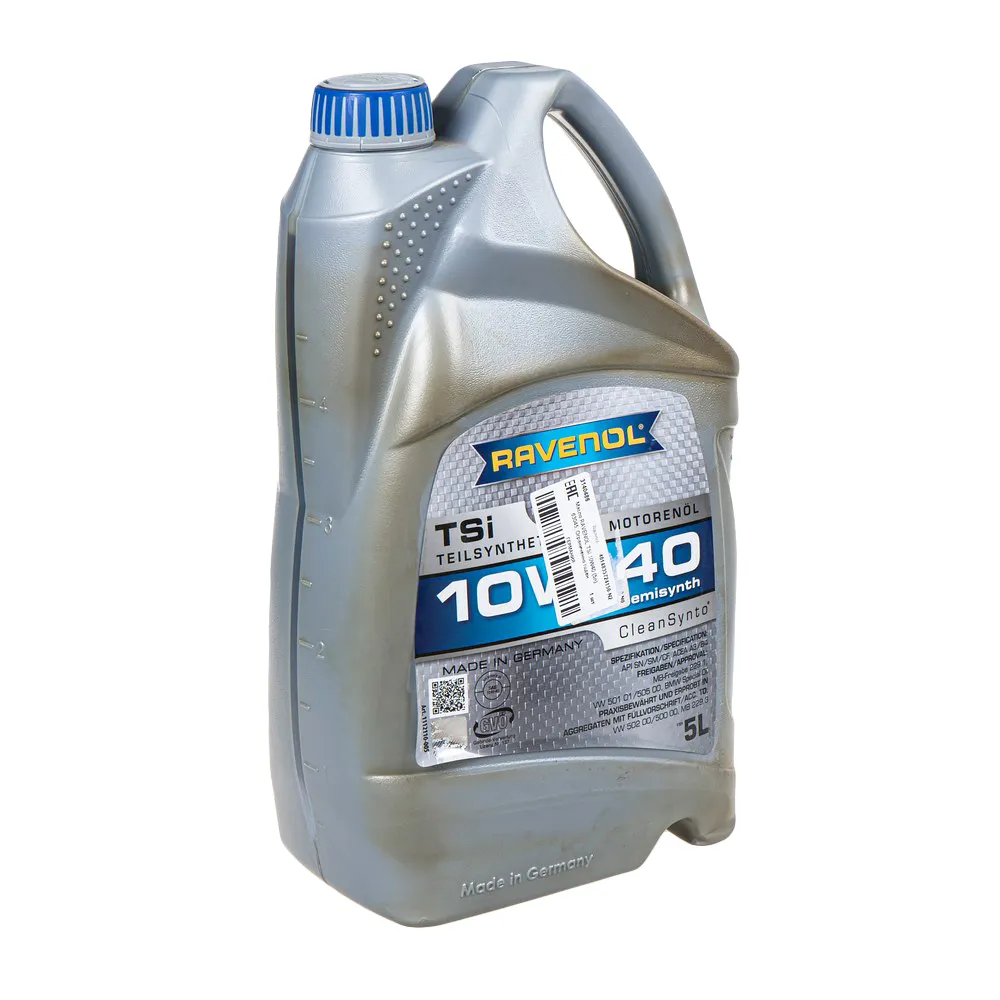 Масло моторное Ravenol TSI 10W-40 полусинтетическое 5 л УЦЕНКА! 4014835724150-N2