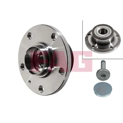 Ступица задняя с подшипником AUDI A3 1.6/1.9TDI/2.0TDI/FSI 5/03->. VW FAG 713 6109 60