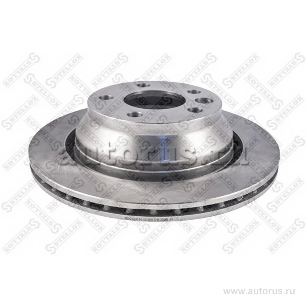 Диск тормозной задний VW T5/TOUAREG 2.0-6.0/1.9-5.0TDI 02> STELLOX 602047114V_SX