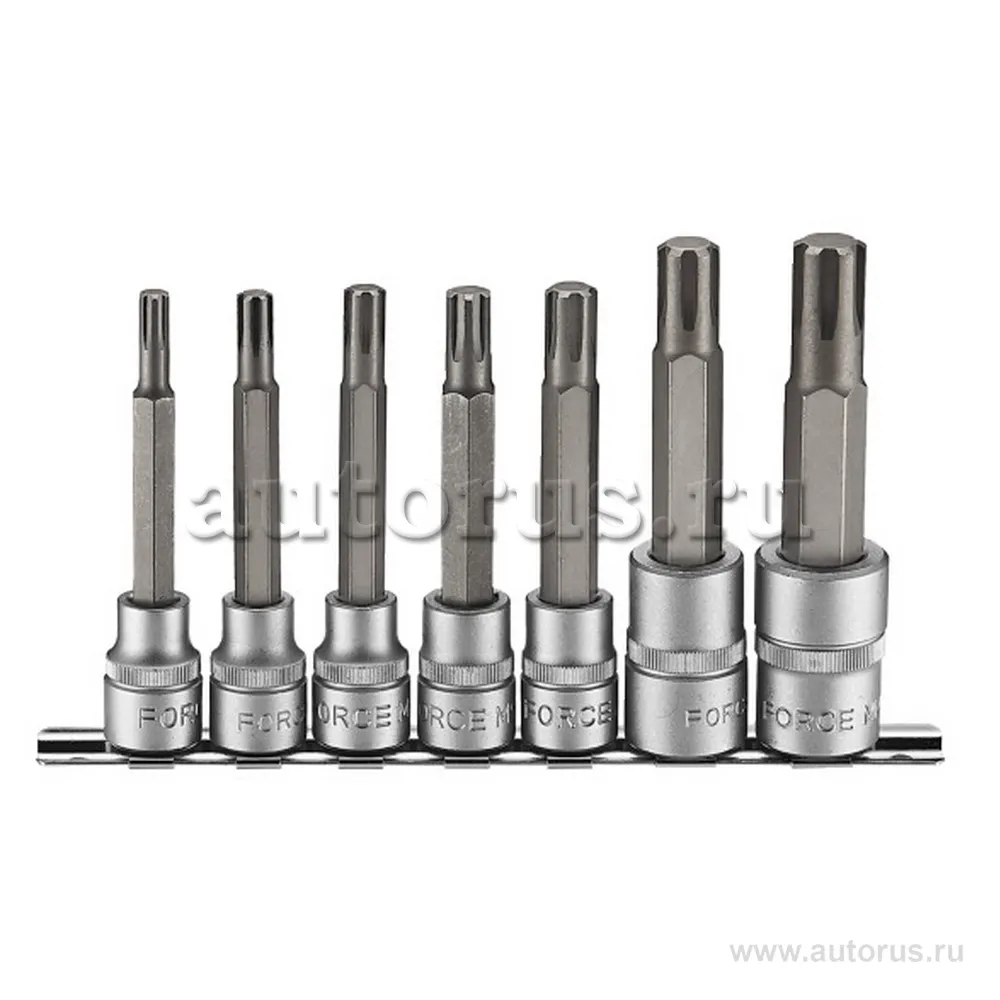 Набор Бита 1/4 -райб 7пр. FORCE 3078