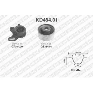 Ремкомплект ГРМ HYUNDAI Accent/Elantra III/Matrix/Getz mot.4Cyl. SNR KD484.01