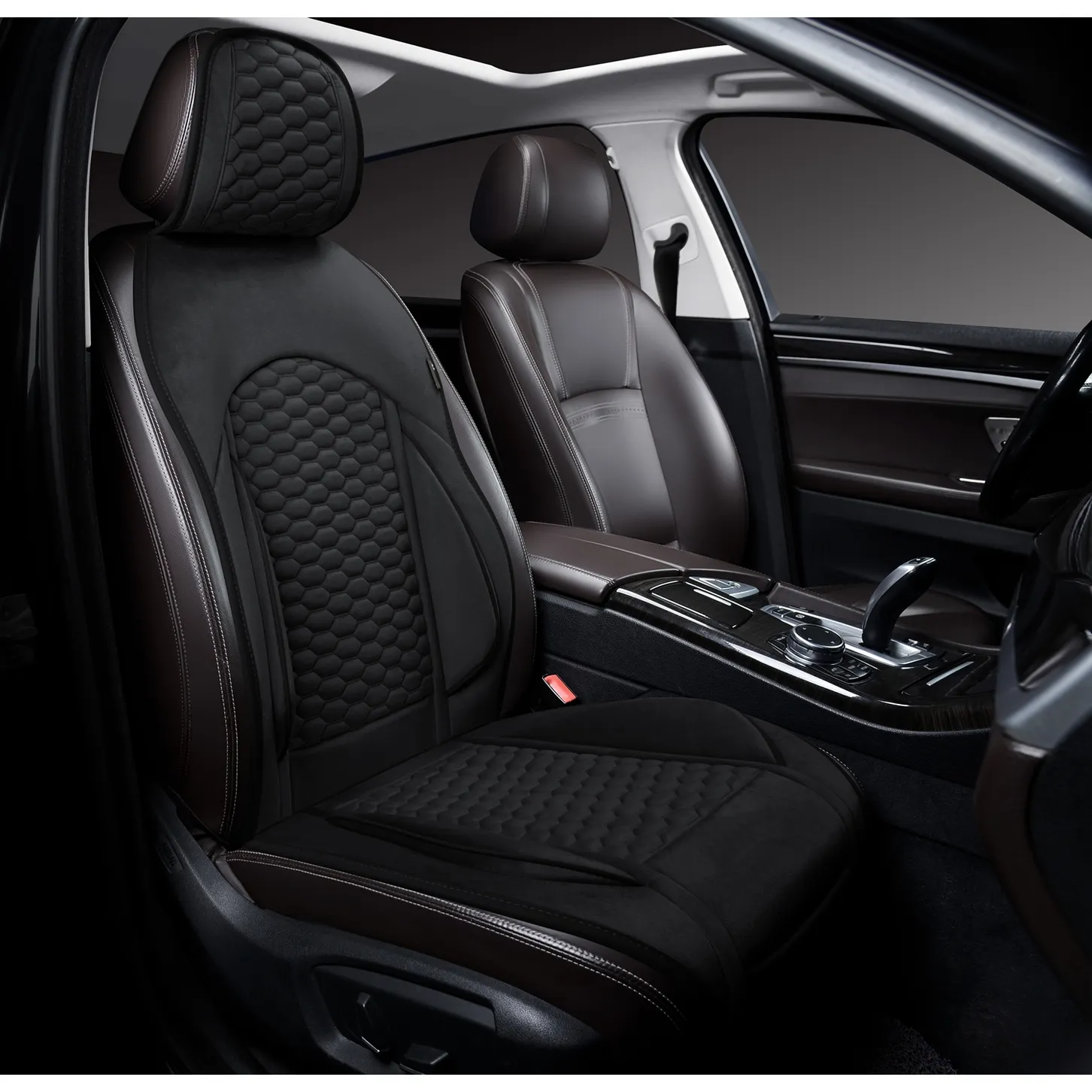 Накидка на сиденье универсальная PSV Blank FRONT (Черный), на переднее сиденье 1 штука 136232