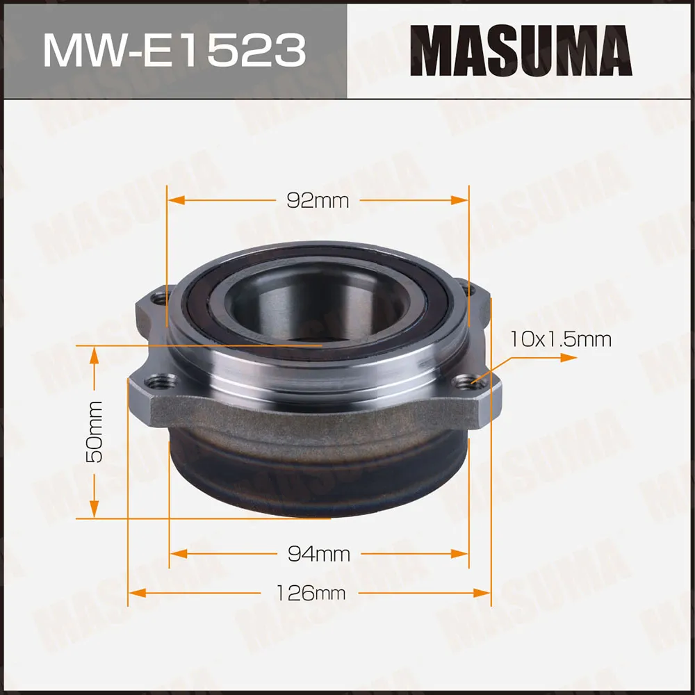 Ступица с подшипником MB E(W213) с ABS задн. MASUMA MWE1523