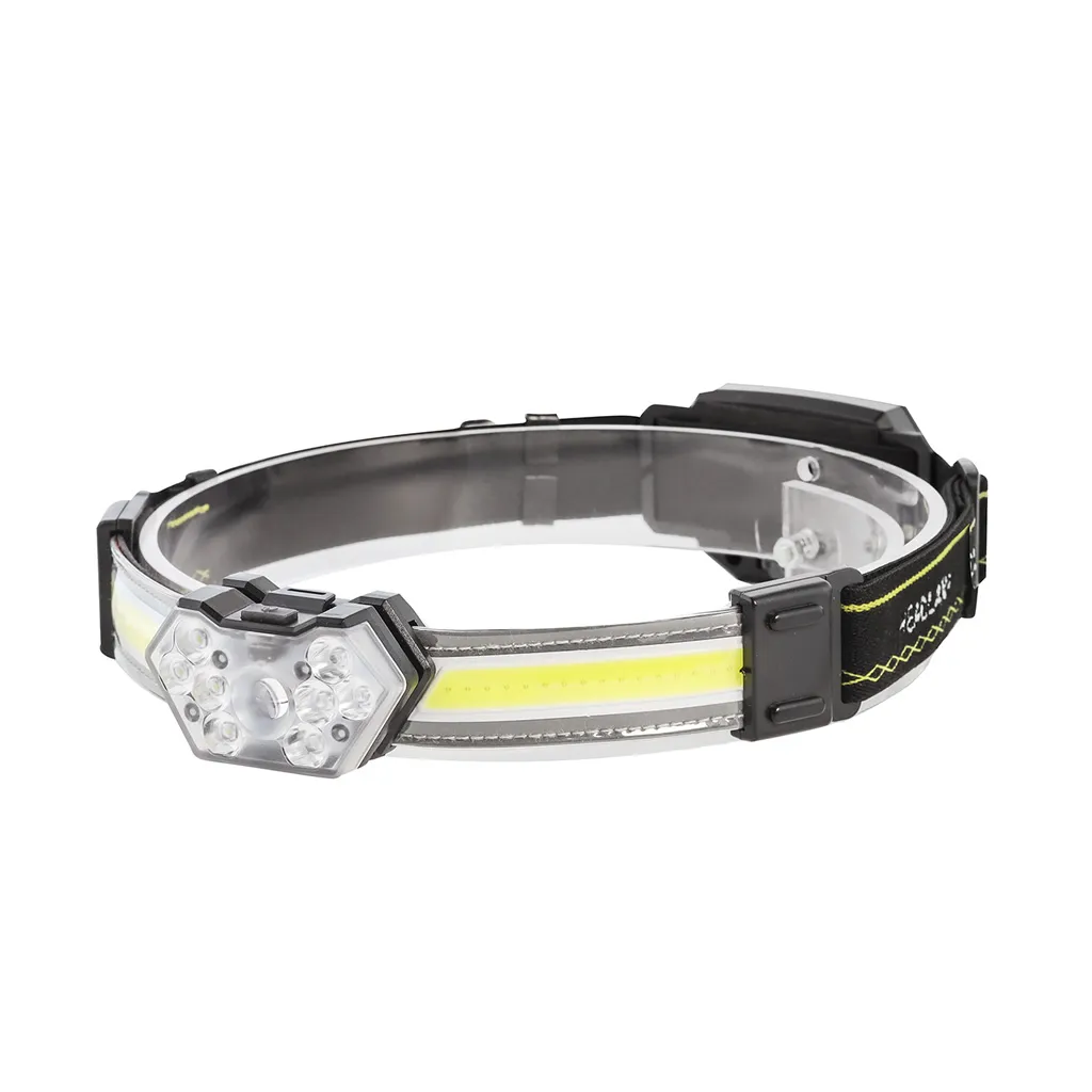 Аккумуляторный налобный фонарь 8 Вт LED + 5Вт COB+Stop light SMARTBUY SBF-HL044