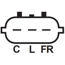 Генератор 14В 110A