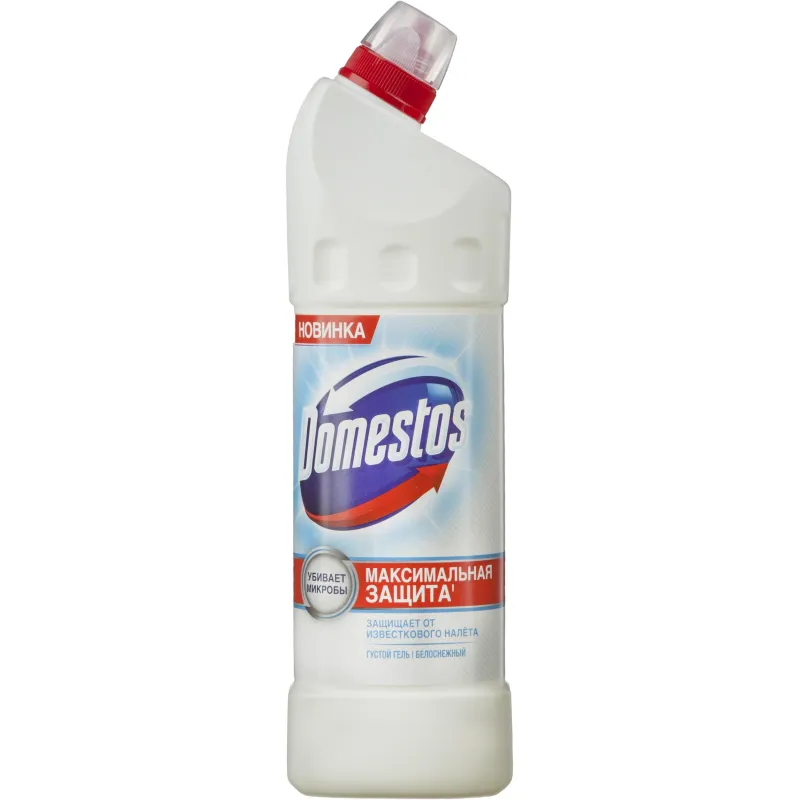 Средство для сантехники DOMESTOS белоснежный универсальный, 1л 1700886
