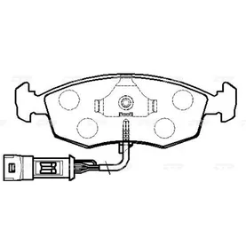 Тормозные колодки CTR CKF-35