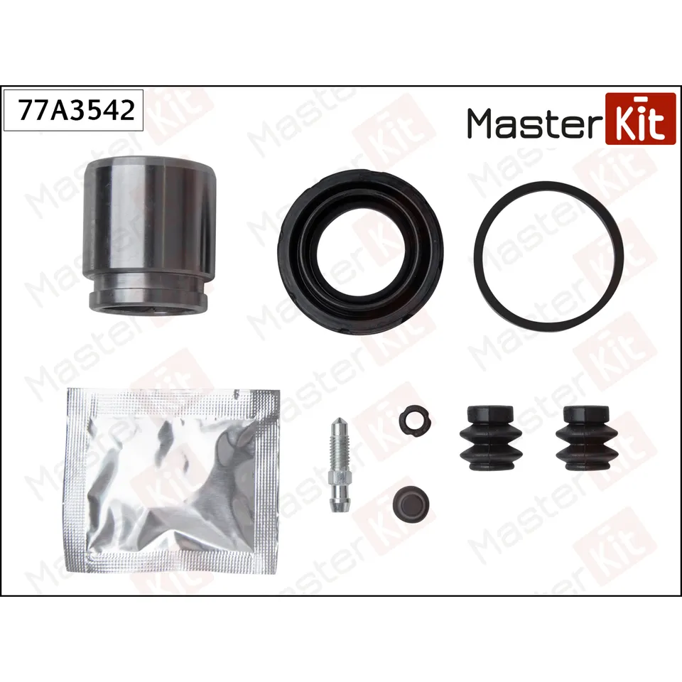Ремкомплект тормозного суппорта + поршень Lexus RX (_U3_) 2003 - 2008, Toyota HARRIER (_U3_) MASTERKIT 77A3542