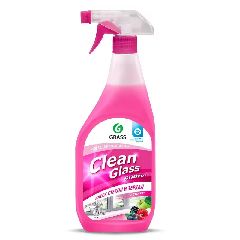 Средство для стекол и зеркал Grass Clean Glass лесные ягоды 600мл 1537424