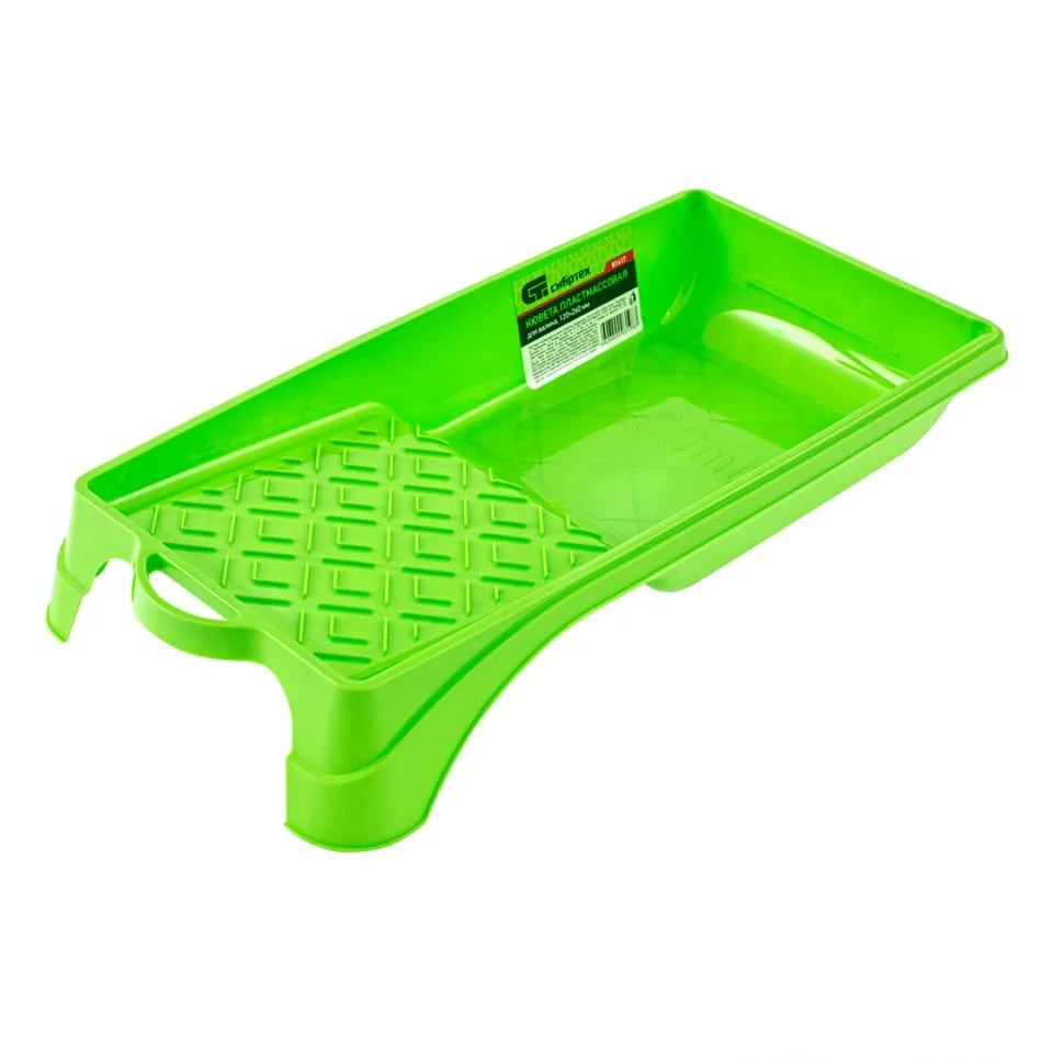 Кювета пластмассовая для валиков, 120x260 мм, СИБРТЕХ 81417