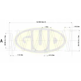 ПРУЖИНА ЗАДН Peugeot 406 1.8-2.1TD 96-04 G.U.D GCS266711