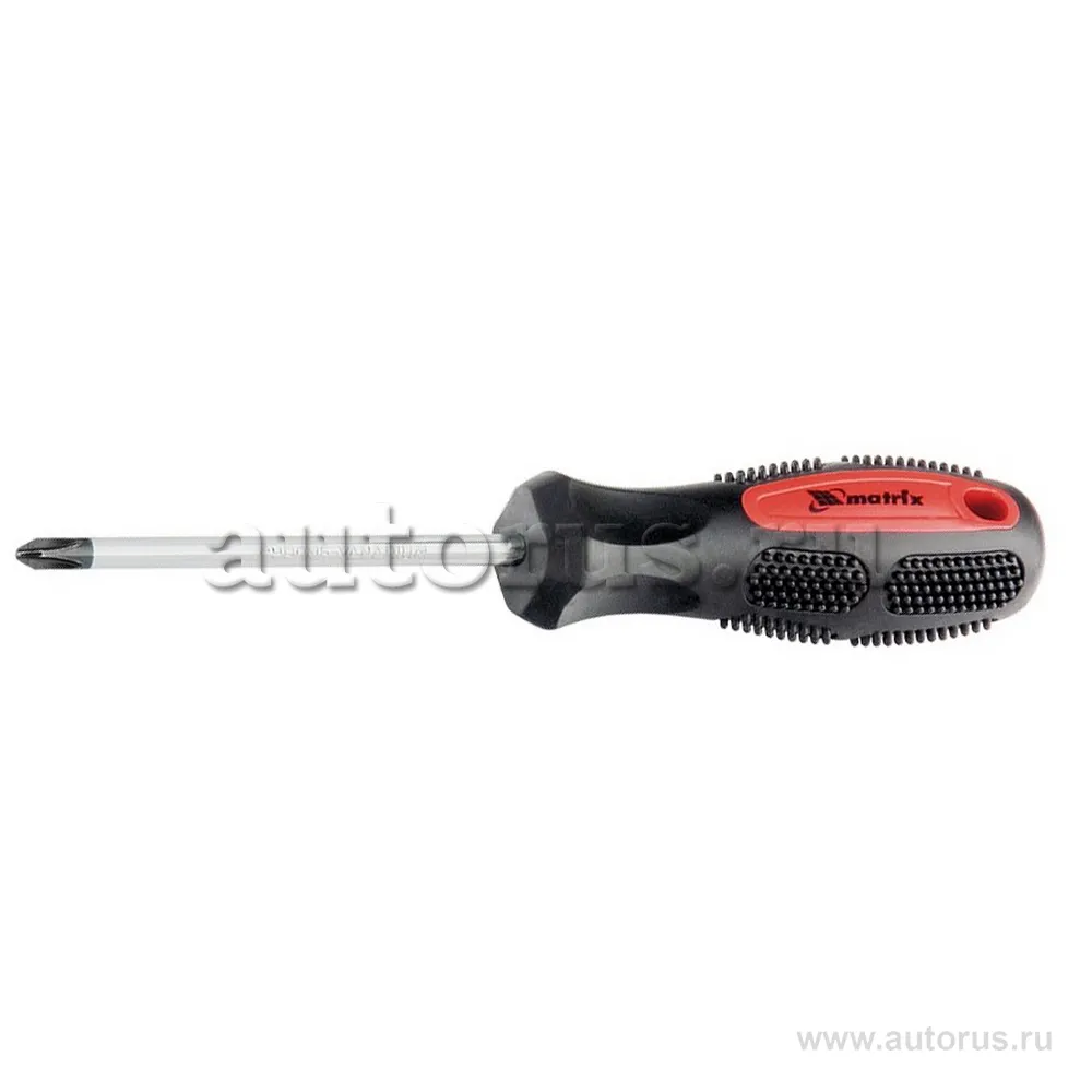 Отвертка Anti-Slip, Ph3x150 мм, CrV, двухкомп. рукоятка MATRIX 12254