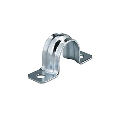 Скоба СМД 21-22 двухлапковая для металлорукава 18 мм (100 шт./уп.) () REXANT 28-1027-1