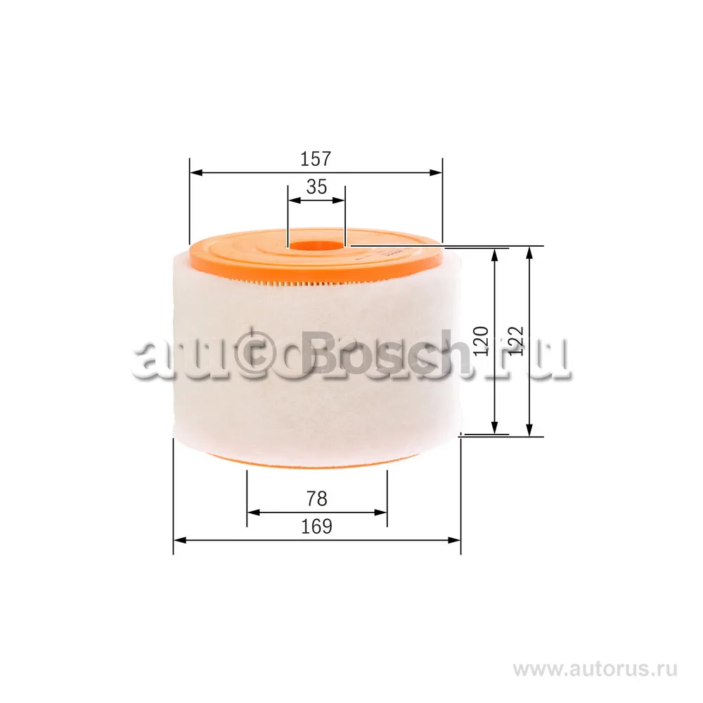 Фильтр воздушный BOSCH F026400289