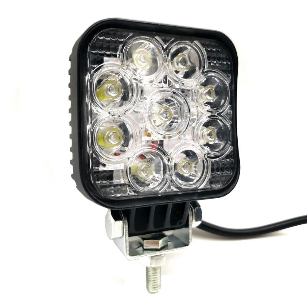 Фара рабочего света W-132S квадратная, дальний свет 9LED 27W (82х82x38мм) 10-30V ВЫМПЕЛ 1 40 НПП ОРИОН WL132S