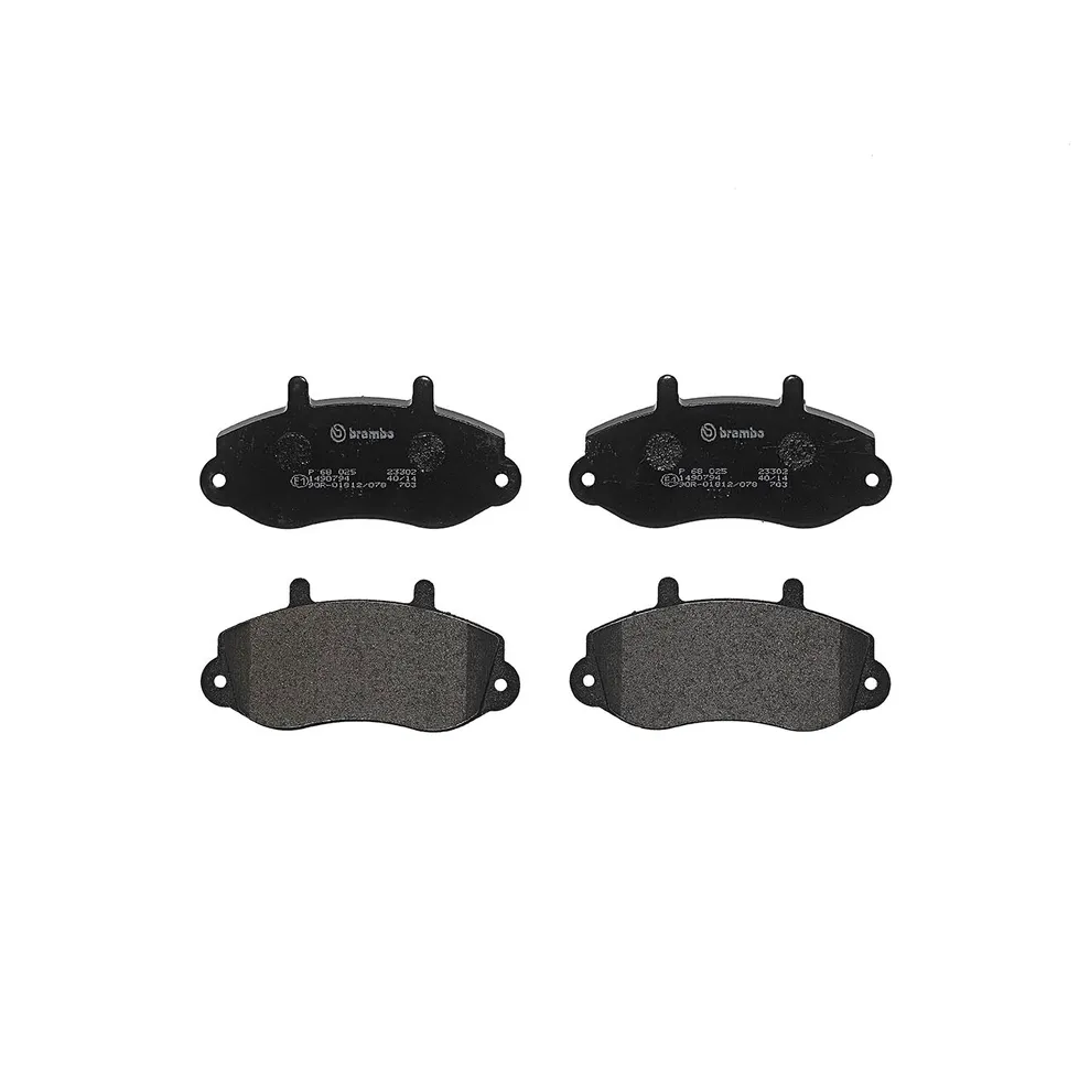 Колодки дисковые п Renault Master, Opel Movano 2.5D/2.8DTi 98-01 BREMBO P 68 025