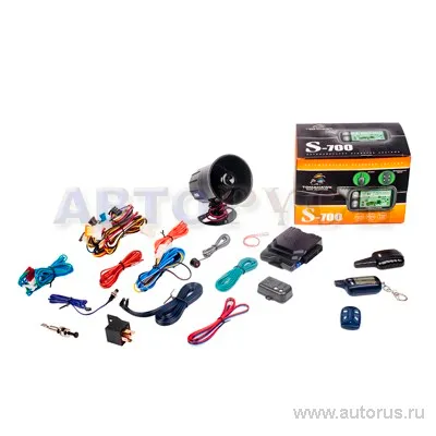 Сигнализация TOMAHAWK S-700, обратная связь,ж/к дисплей, , Max Вт TOMAHAWK S-700