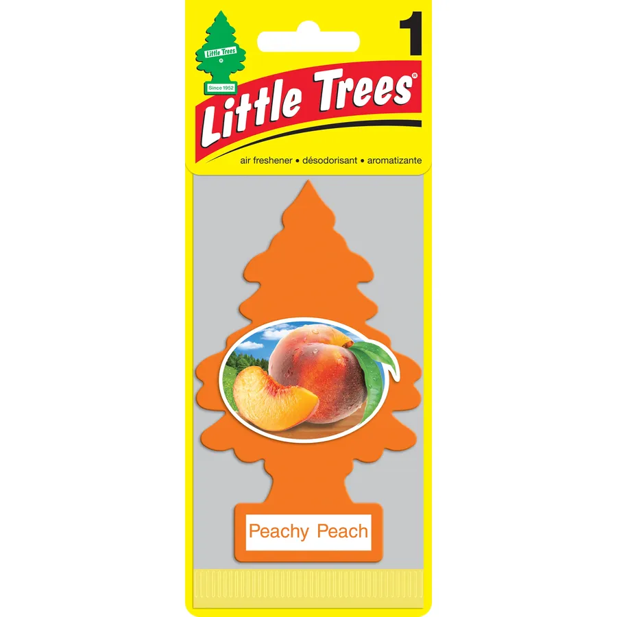 Ароматизатор елочка Персик (Peachy Peach) Car-Freshner U1P-10319-RUSS