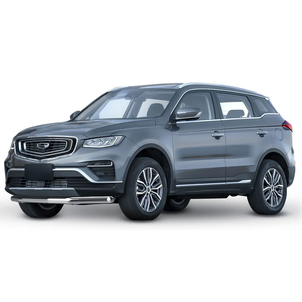 Защита переднего бампера d57 Rival для Geely Atlas Pro 2021-н.в., нерж. сталь, RIVAL R.1906.001