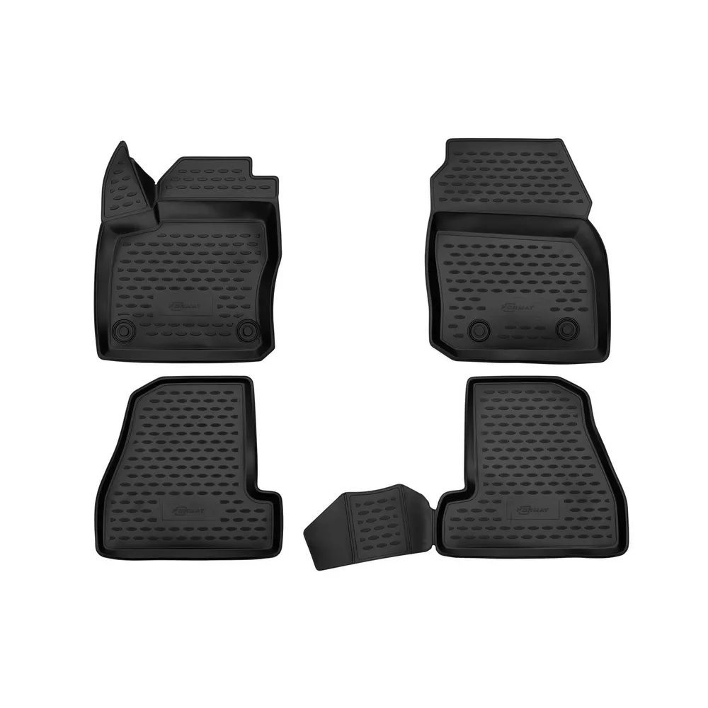 Коврики 3D в салон FORD Focus 3, 2015->, 4 шт. (ПУ, повышенная износостойкость) FORMAT FORMAT.3D1671210k