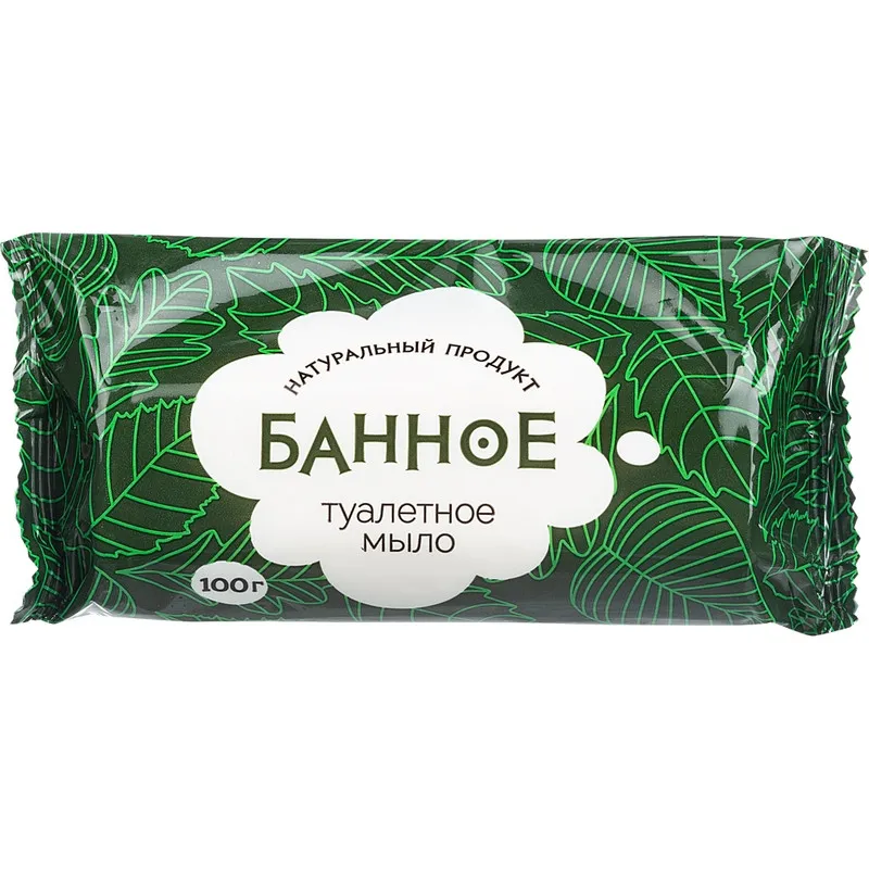 Мыло туалетное твердое Банное 100 гр. РМЗ 486785