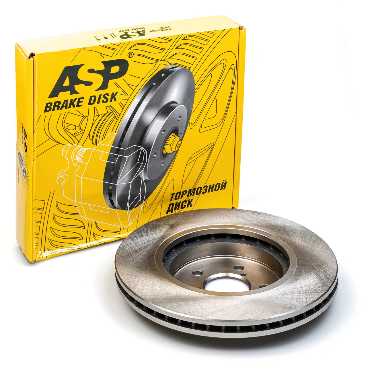Диск тормозной передний вентилируемый SUBARU XV (17- D=2 ASP 330208