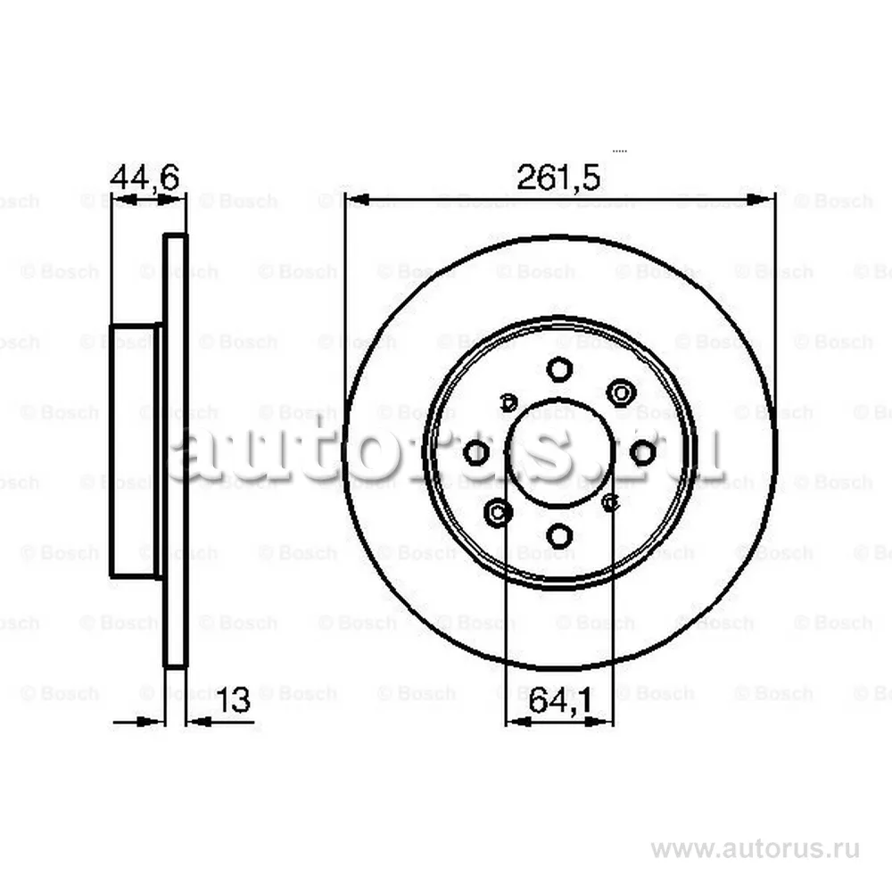 Диск тормозной MG: MG ZS 01 -, MG ZS HATCHBACK 01- ROVER: 200 95-00, 200 купе 92-99, 25 99 -, 400 95 BOSCH 0986478889