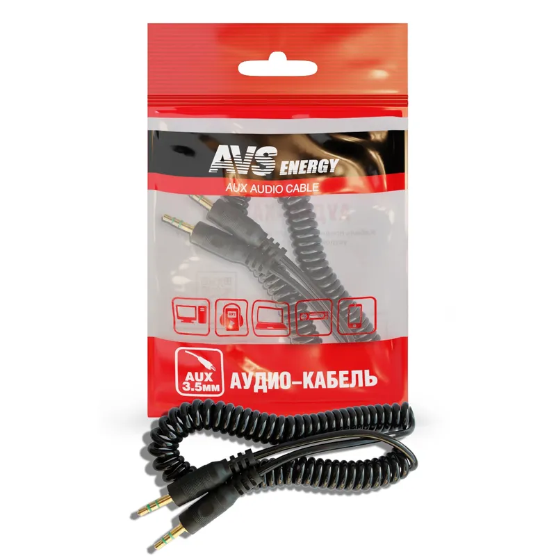 КАБЕЛЬ AVS С РАЗЪЕМОМ 3,5 JACK - 3,5 JACK (АУДИО)(2 м) AU-611 AVS A78399S