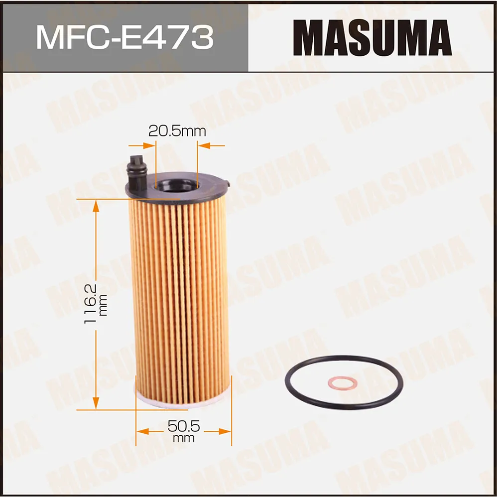 Фильтр масляный BMW 1-SERIES (F20) MASUMA MFC-E473