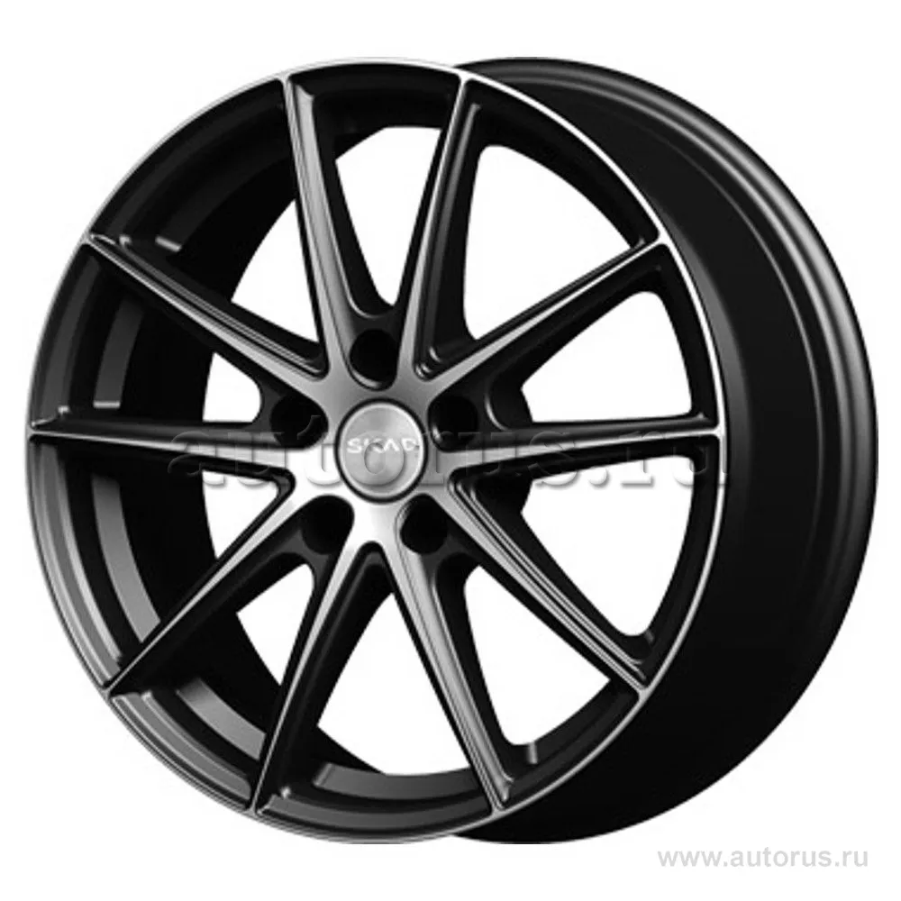Диск литой R17 7J 5x112/66.6 ET43 СКАД Амстердам алмаз 3130305