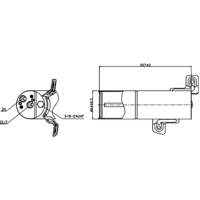 Осушитель кондиционера MB W221 KNECHT/MAHLE AD 90 000S