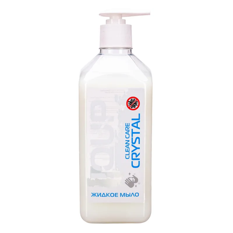 Мыло жидкое IQUP Clean Care Crystal ПЭТ помпа-дозатор 1л 1573497