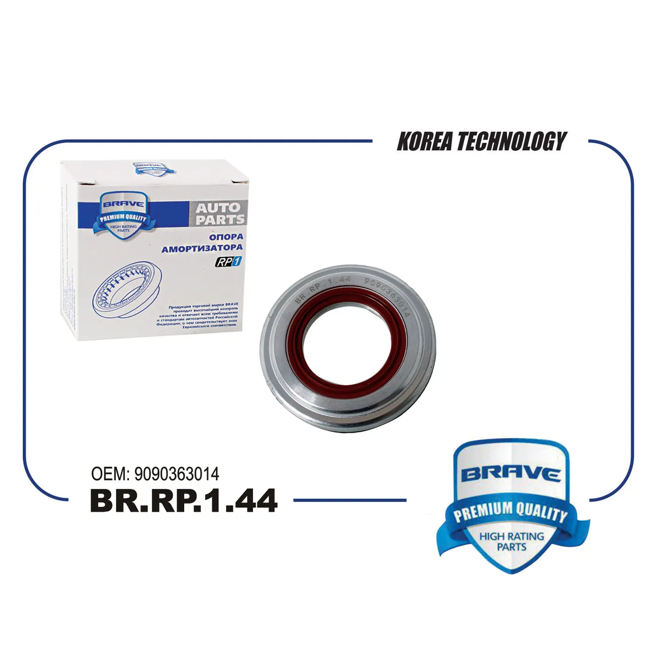 Подшипник опоры амортизатора Toyota CamryV30/V40,LexusRX300 BRAVE BR.RP.1.44