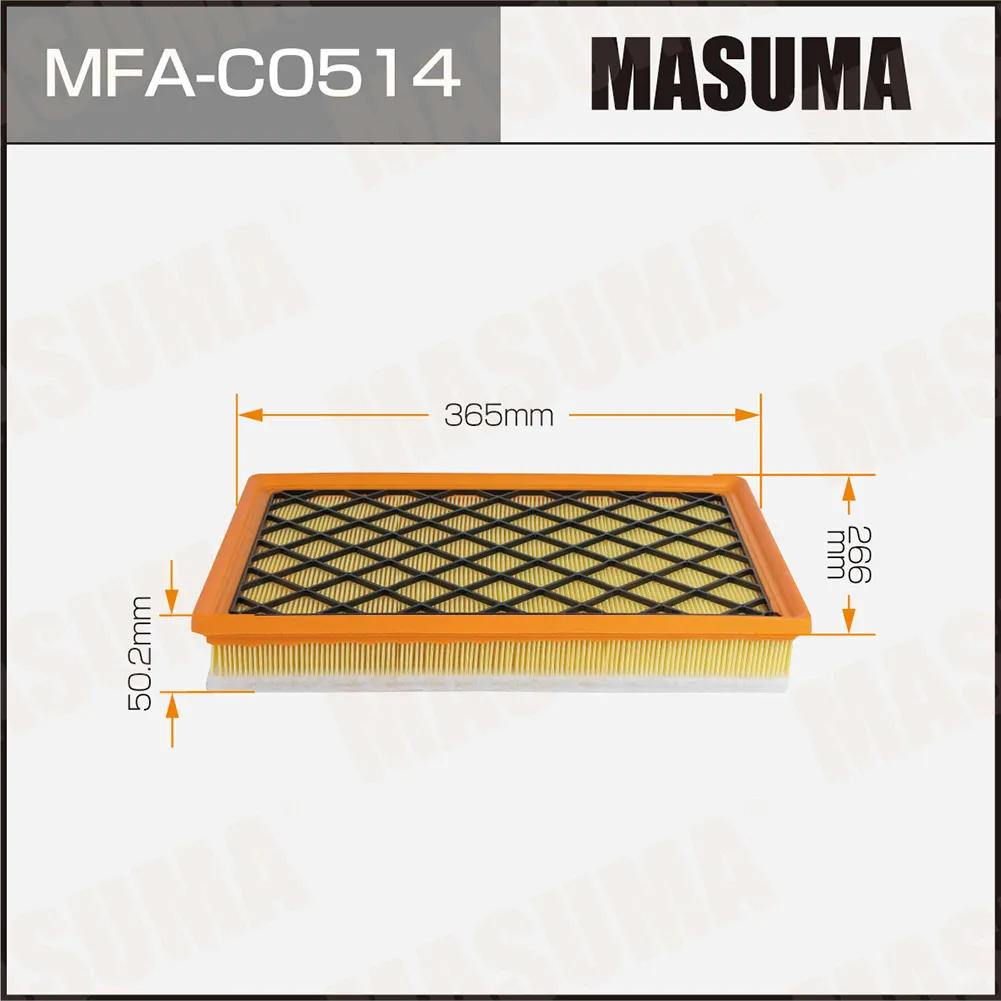 Воздушный фильтр MASUMA MFAC0514
